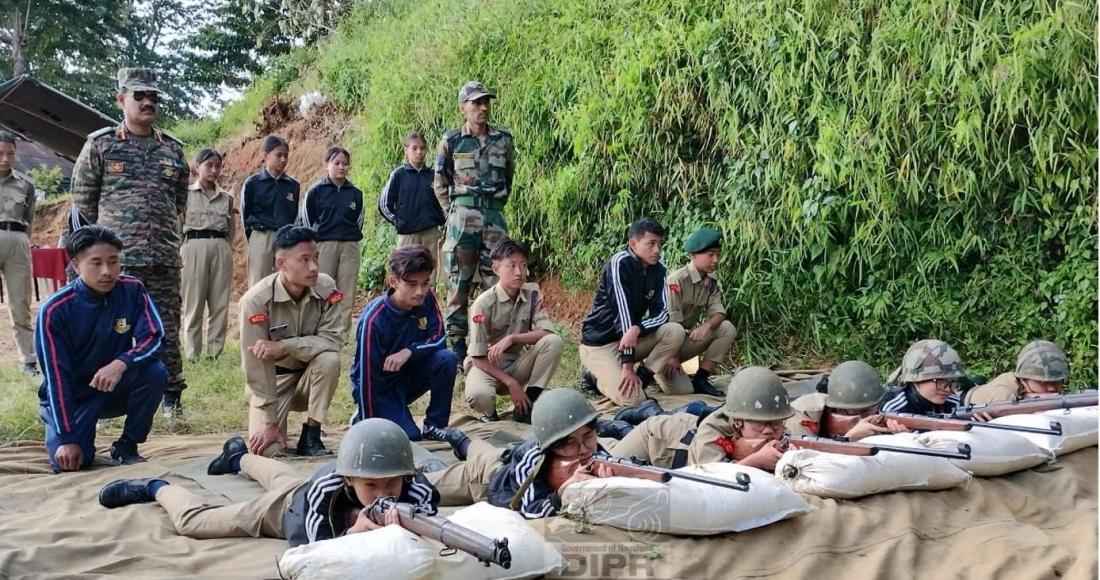 NCC SHOOTING PRACTICE WEEK COMMENCES AT CRPF RANGE IN MOKOKCHUNG