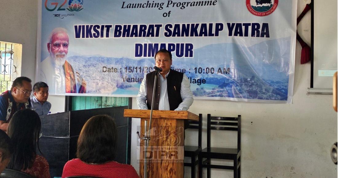 LAUNCH OF VIKSIT BHARAT SANKALP YATRA IN DIMAPUR