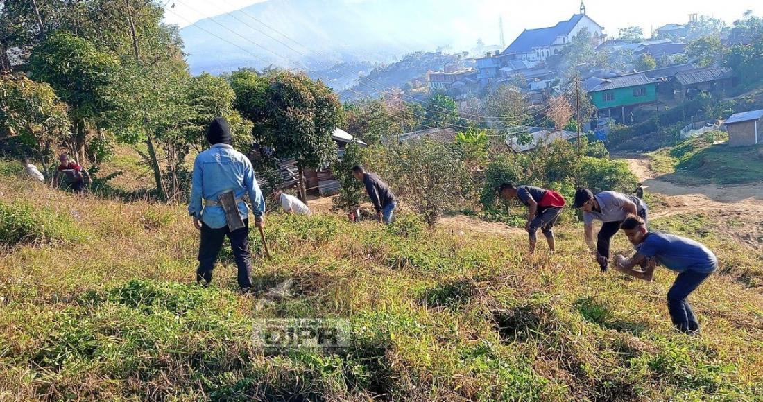 MASS SOCIAL WORK CONDUCTED IN PUNGRO TOWN