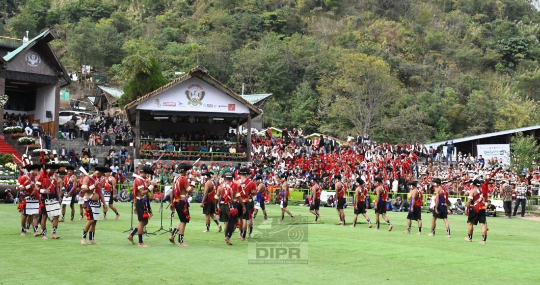 NAGA TRIBES SHOWCASE CULTURAL ETHNICITY ON THE 6TH DAY OF THE HORNBILL FESTIVAL   