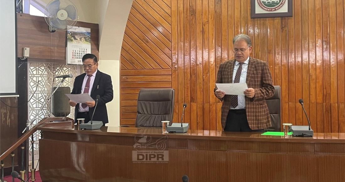 NEPOSO THELUO TAKES OATH AS MEMBER OF NAGALAND PUBLIC SERVICE COMMISSION