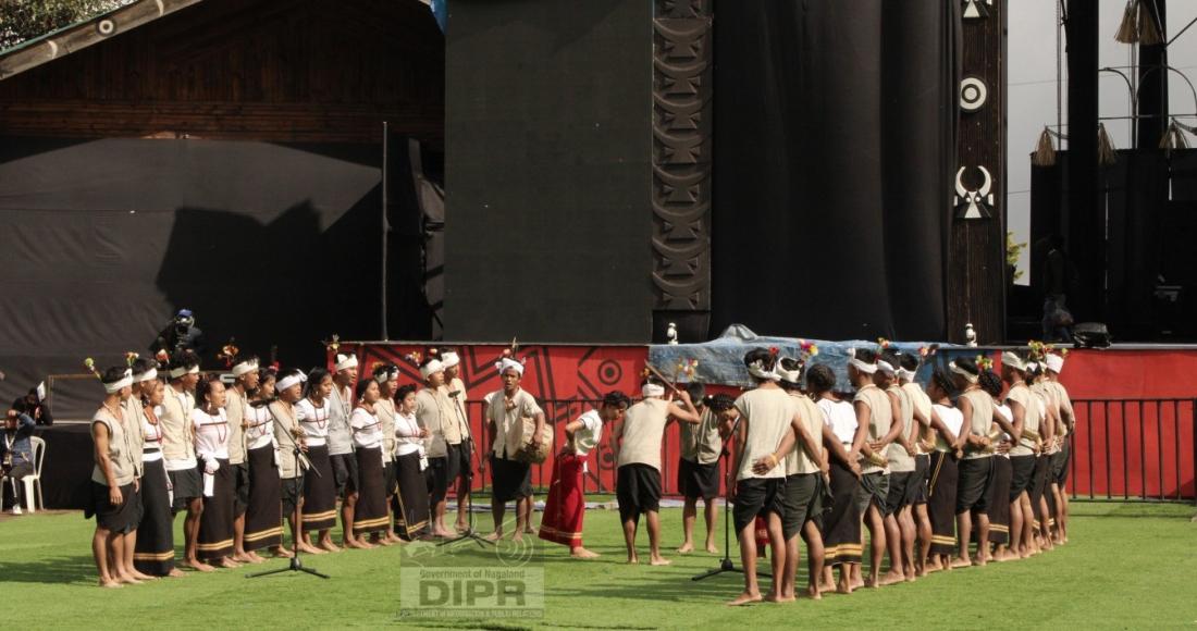 NAGA TRIBES PRESENT CULTURAL DIVERSITY ON THE 9TH DAY OF THE HORNBILL FESTIVAL