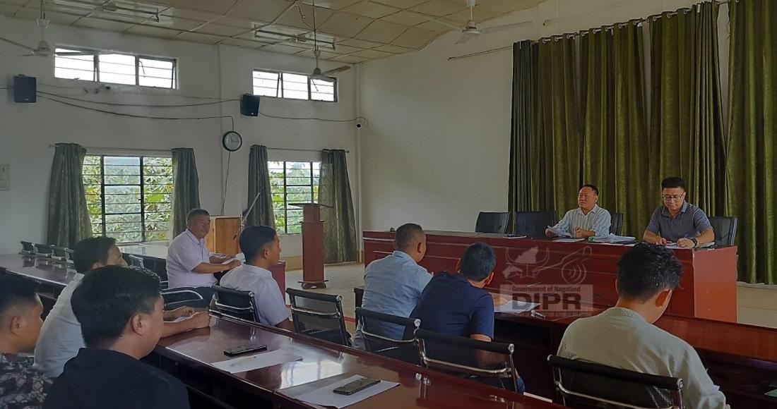 District Level Committee for Jal Shakti Abhiyaan, Kiphire: Catch the Rain Meeting held at the DPDB Hall, Kiphire on 16th July 2024.