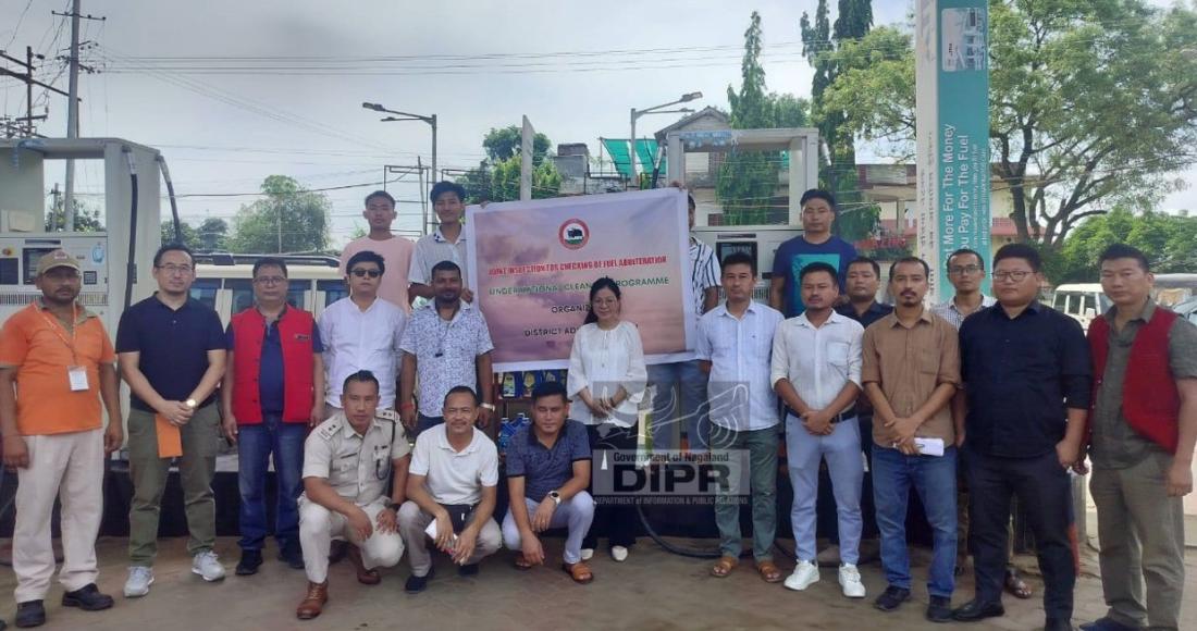 DIMAPUR CONDUCTS VERIFICATION ON FUEL OUTLETS