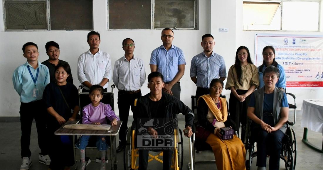 DISTRIBUTION CAMP FOR PERSONS WITH DISABILITIES HELD IN KOHIMA