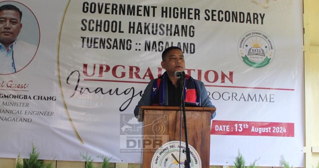 P. BESHANGMONGBA CHANG INAUGURATES GHSS HAKUSHANG TUENSANG