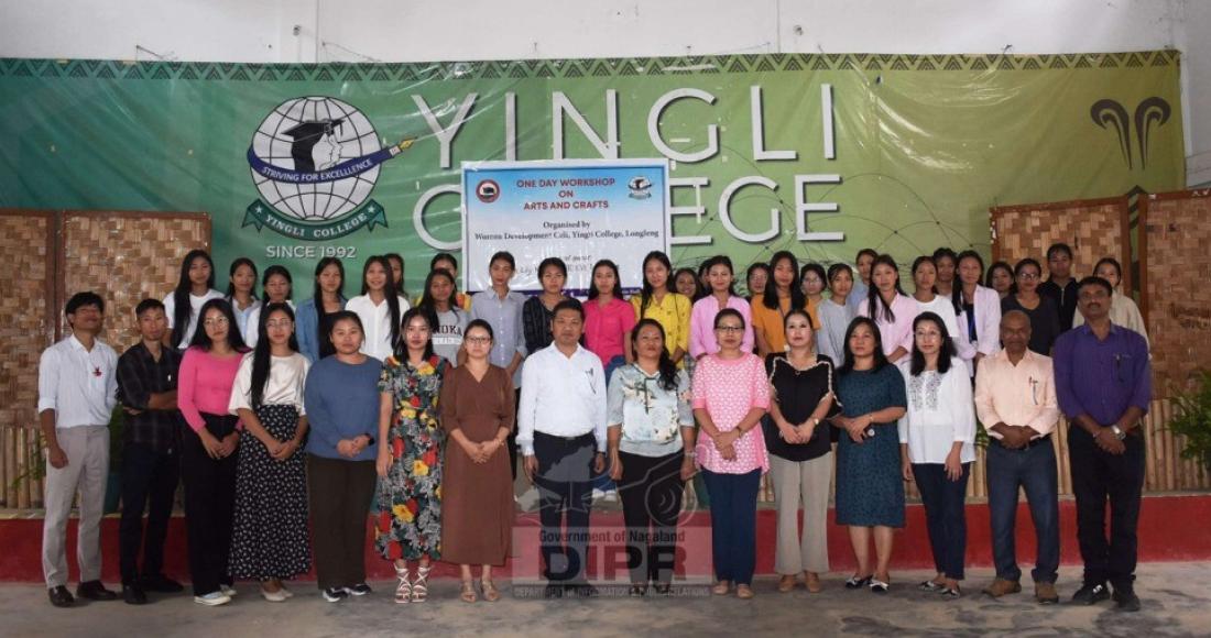 WORKSHOP ON ART AND CRAFTS CONDUCTED AT YINGLI COLLEGE LONGLENG