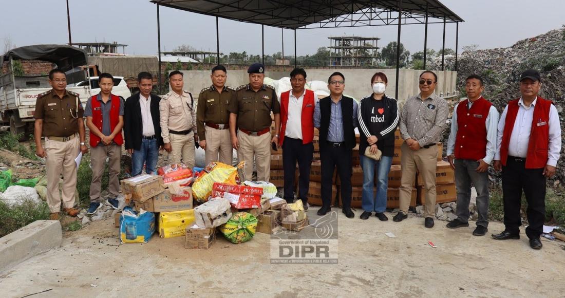 PRE-TRAIL DESTRUCTION OF NARCOTIC DRUGS WAS CARRIED OUT AT DIMAPUR