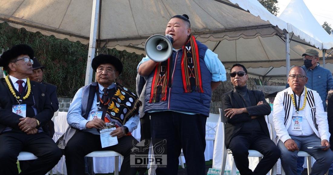 CULMINATION OF STONE PULLING CEREMONY AT HORNBILL FESTIVAL 2024