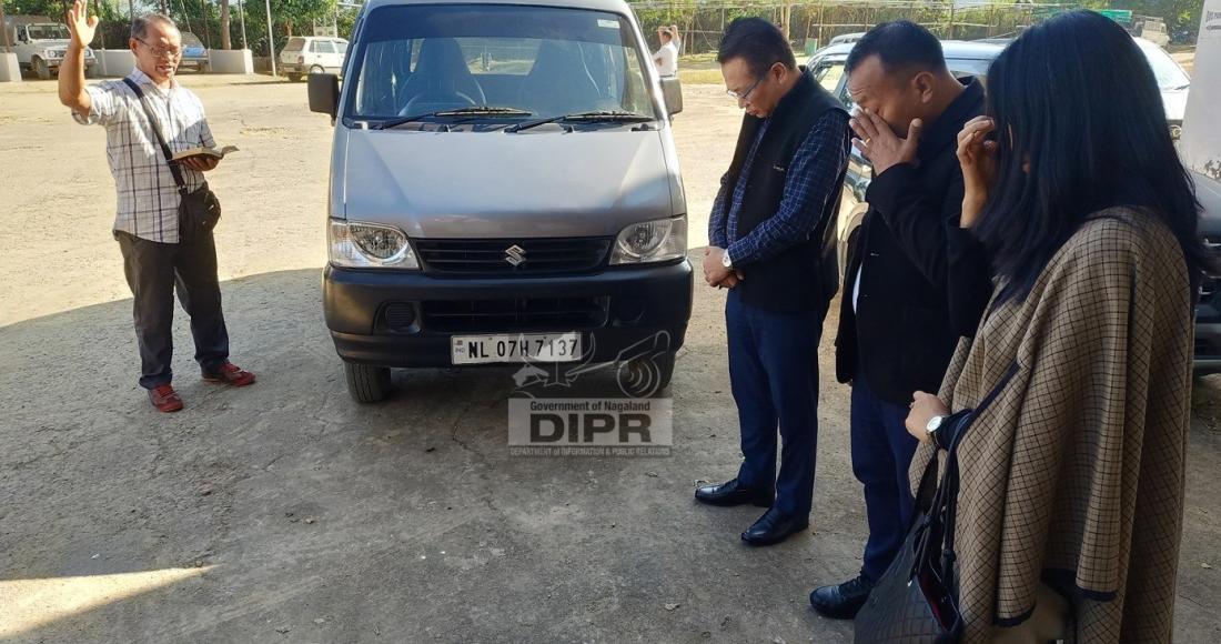 DHEW PEREN RECIEVES VEHICLE TO SUPPORT MISSION SHAKTI ACTIVITIES