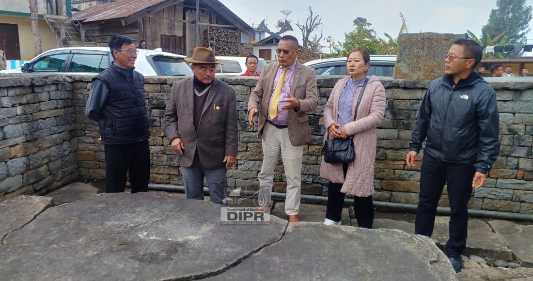 ADVISOR LAND RESOURCES IKUTO ZHIMOMI VISITS TSOTAWO SPIRITUAL STONE SITE, PHEK