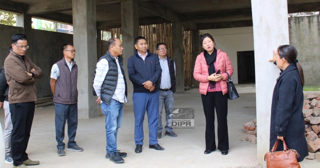 DIRECTOR IPR DZÜVINUO THEÜNUO AND OFFICIALS VISIT DPRO OFFICE, DIMAPUR