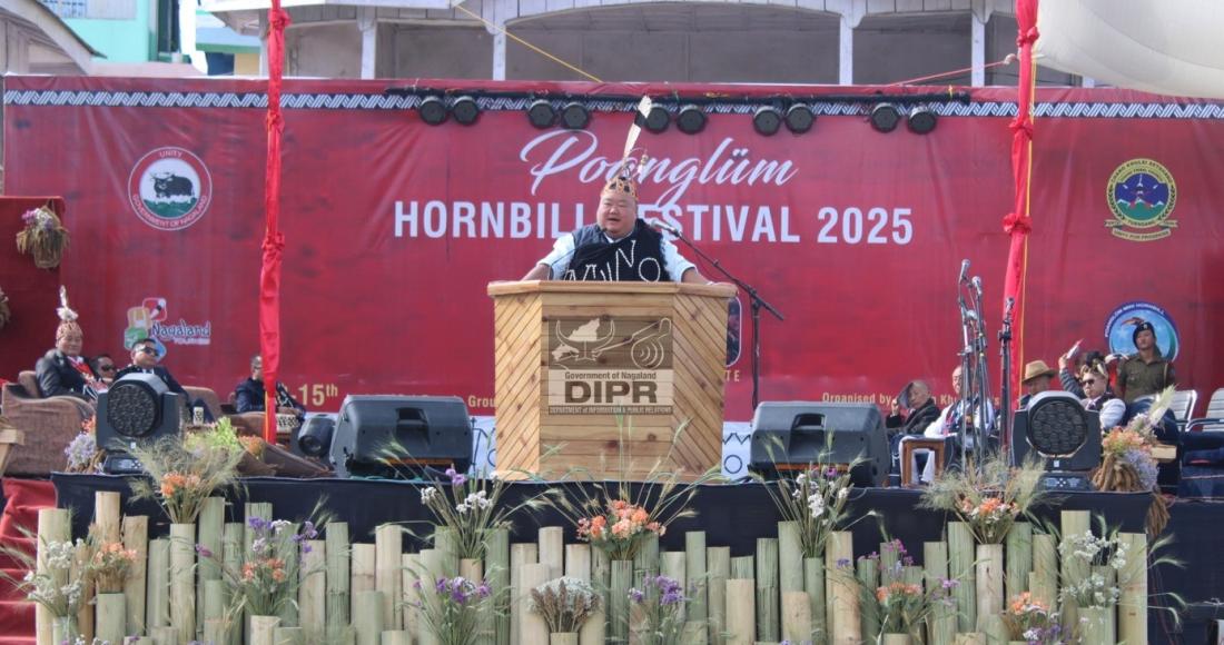 MOLO: POANGLÜM HORNBILL FESTIVAL 2025 UNDER WAY AT TUENSANG