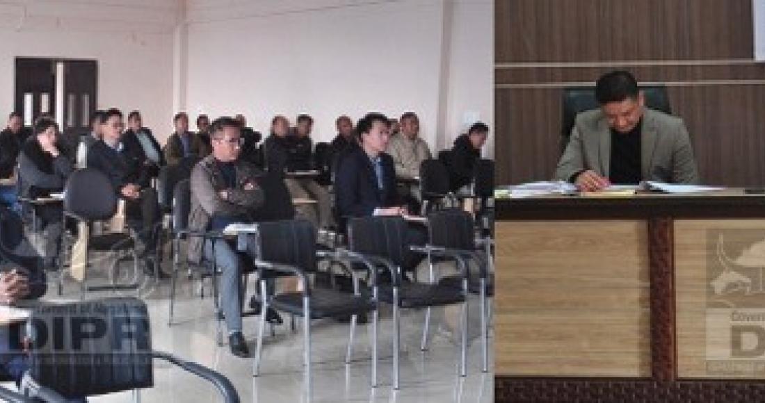 DC MOKOKCHUNG CHAIRS MEETING ON 76TH REPUBLIC DAY AND UNION MINISTER'S VISIT PREPARATIONS