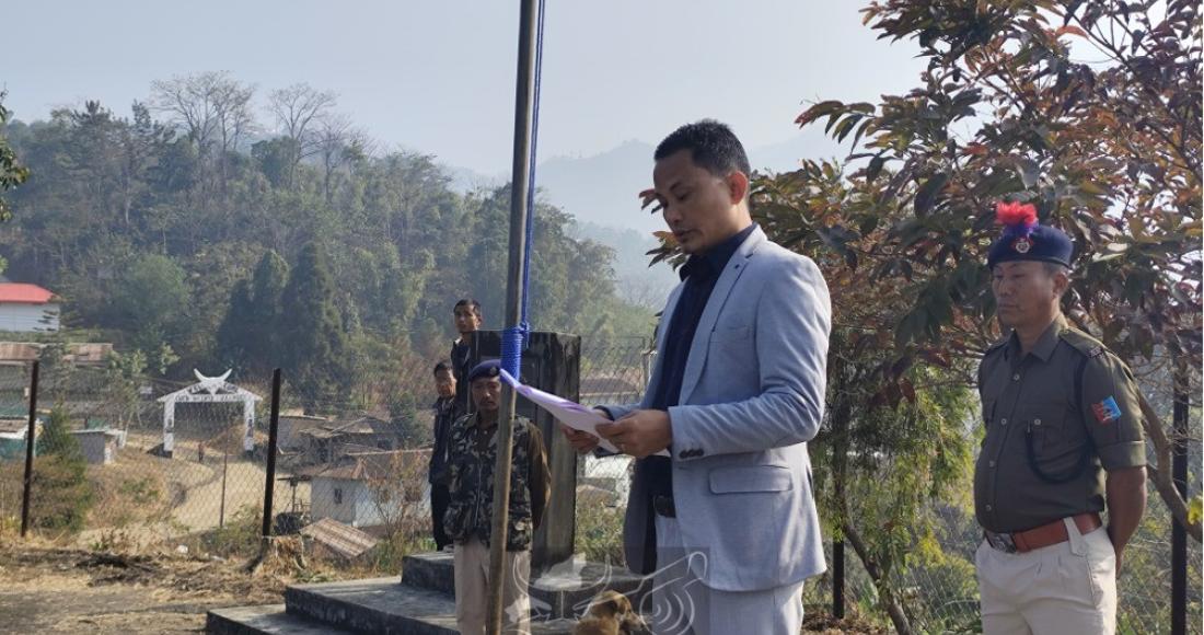 SDO (C), NCHUMTHUNG EZUNG, NCS DELIVERS SPEECH AT 76TH REPUBLIC DAY CELEBRATION