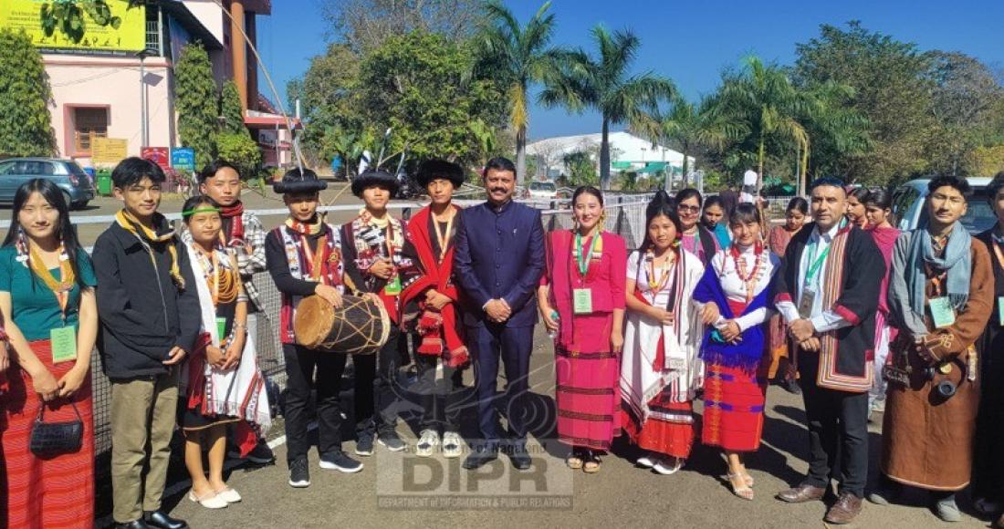 16 STUDENTS FROM NAGALAND ATTENDED THE NATIONAL KALA UTSAV IN BHOPAL