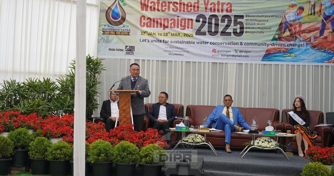 NAGALAND JOINS NATIONWIDE LAUNCH OF WATERSHED YATRA CAMPAIGN