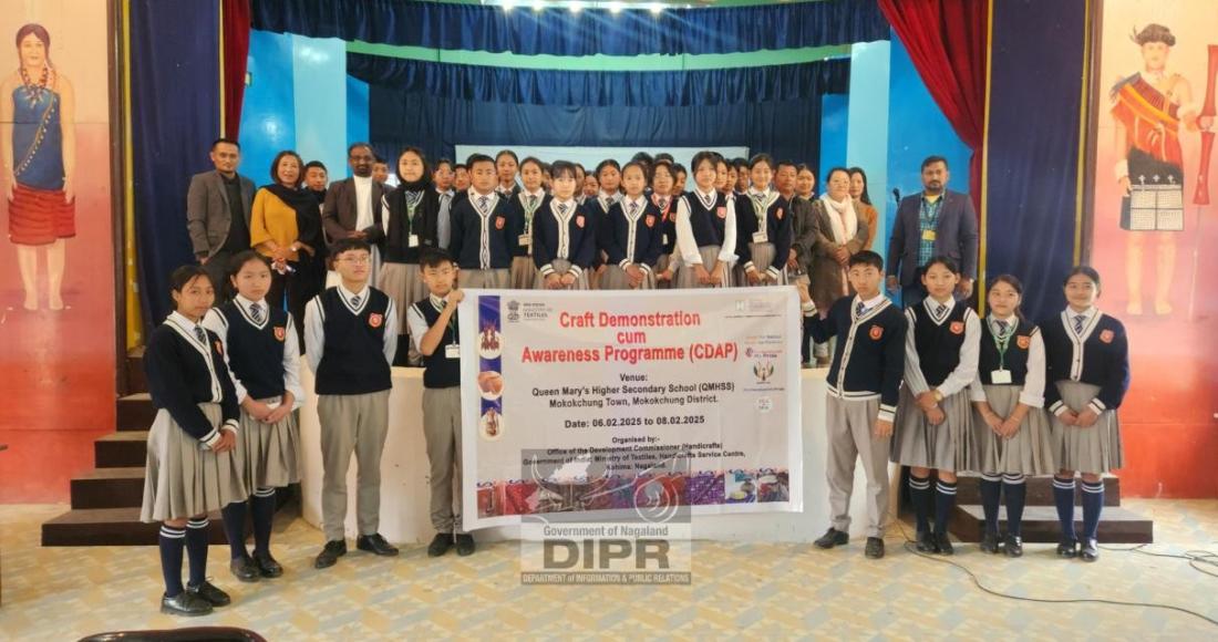 CRAFT DEMONSTRATION CUM AWARENESS PROGRAMME HELD AT MOKOKCHUNG