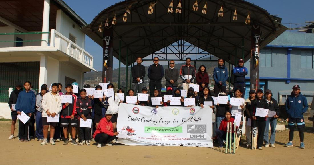 CRICKET COACHING CAMP HELD AT WOKHA