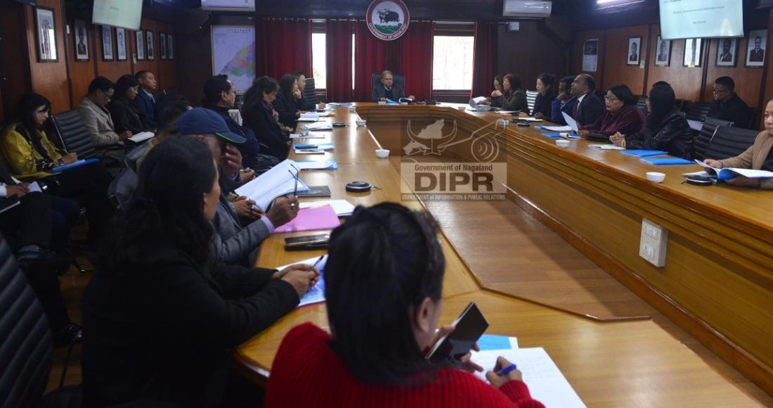 CHIEF SECRETARY HOLDS MEETING TO BOOST AVGC-XR SECTOR AT KOHIMA