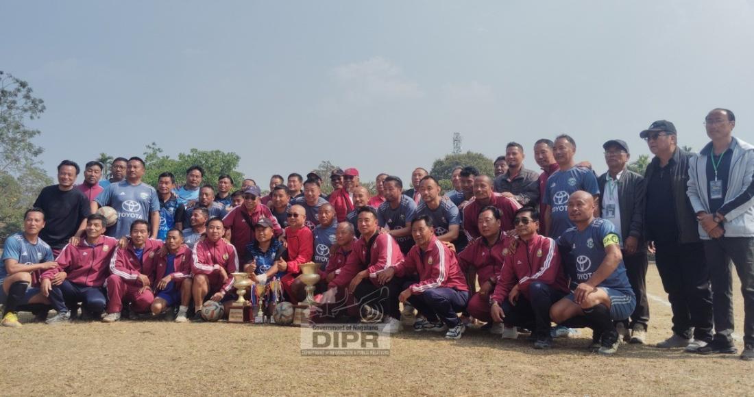 KOHIMA TEAM EMERGED AS THE CHAMPION OF THE 12TH NAGALAND VETERANS’ FOOTBALL TOURNAMENT