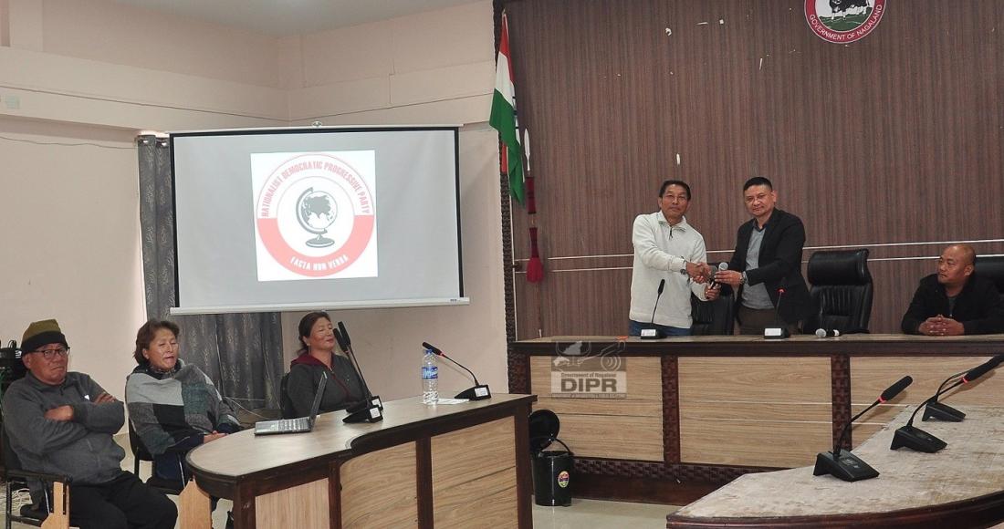 NDPP MOKOKCHUNG HANDS OVER ADVANCED SOUND SYSTEM TO DC'S CONFERENCE HALL