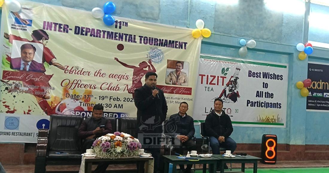 INTER DEPARTMENTAL TOURNAMENT HELD AT MON