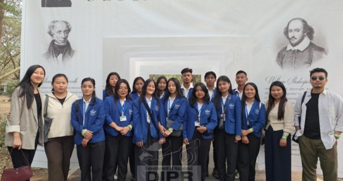 YINGLI COLLEGE LONGLENG PARTICIPATES IN LITERATURE FESTIVAL & BOOK FAIR IN DIMAPUR