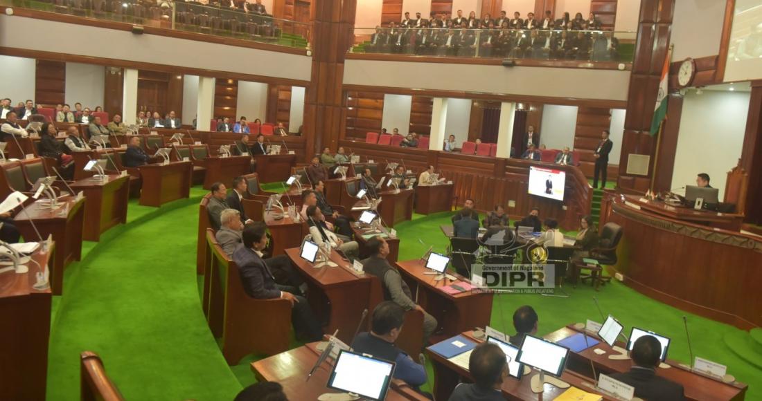 SPEAKER SHARINGAIN LONGKUMER ADJOURNED THE SIXTH SESSION OF THE 14TH NAGALAND LEGISLATIVE ASSEMBLY SINE DIE