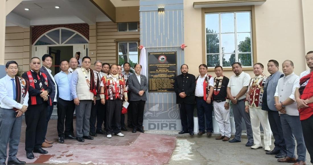CM INAUGURATES DC’S BUNGALOW AT MOKOKCHUNG