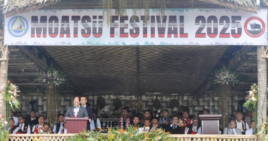 NEIPHIU RIO GRACES THE 2ND DAY OF MOATSU FESTIVAL 2025 CELEBRATIONS AT MOKOKCHUNG