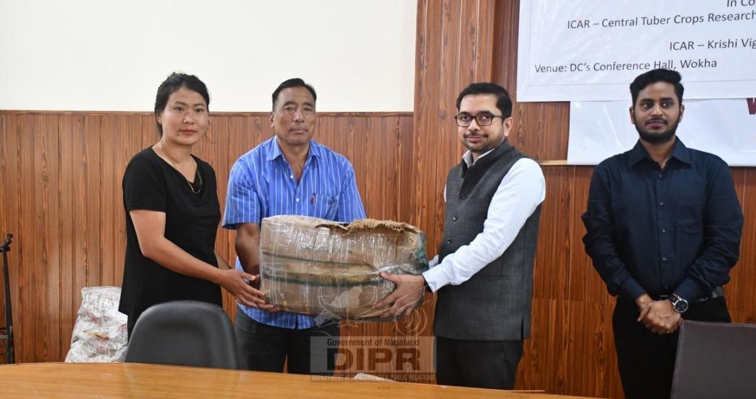 BIOFORTIFIED TUBER CROPS DISTRIBUTED AT WOKHA