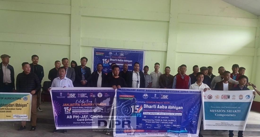 AWARENESS AND BENEFIT SATURATION CAMP HELD ACROSS DISTRICTS PFUTSEROMI VILLAGE
