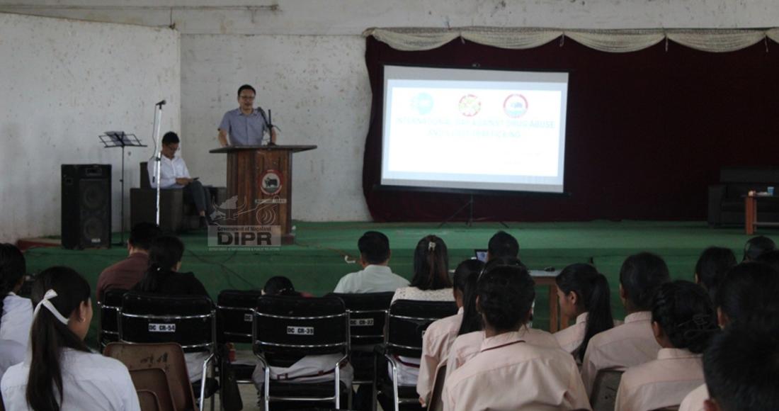 INTERNATIONAL DAY AGAINST DRUG ABUSE & ELLICIT TRAFFICKING HELD ACROSS THE STATE AT MON