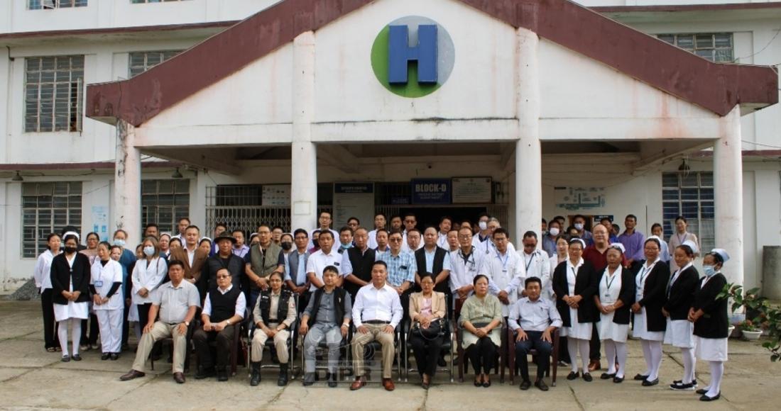 MINISTER P. PAIWANG KONYAK VISITS PHEK HOSPITAL