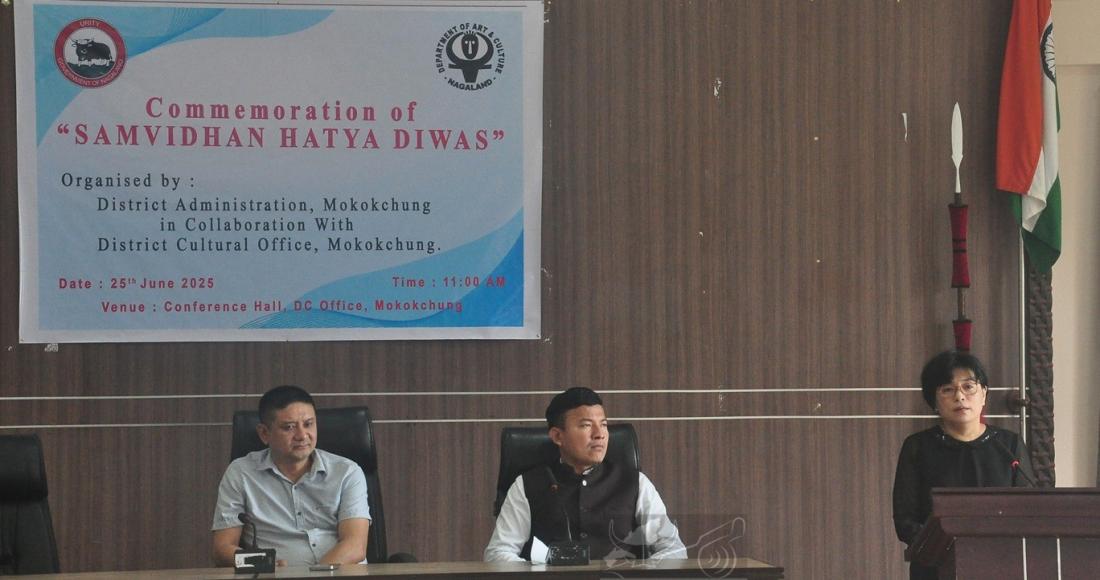 SAMVIDHAN HATYA DIWAS HELD AT MOKOKCHUNG