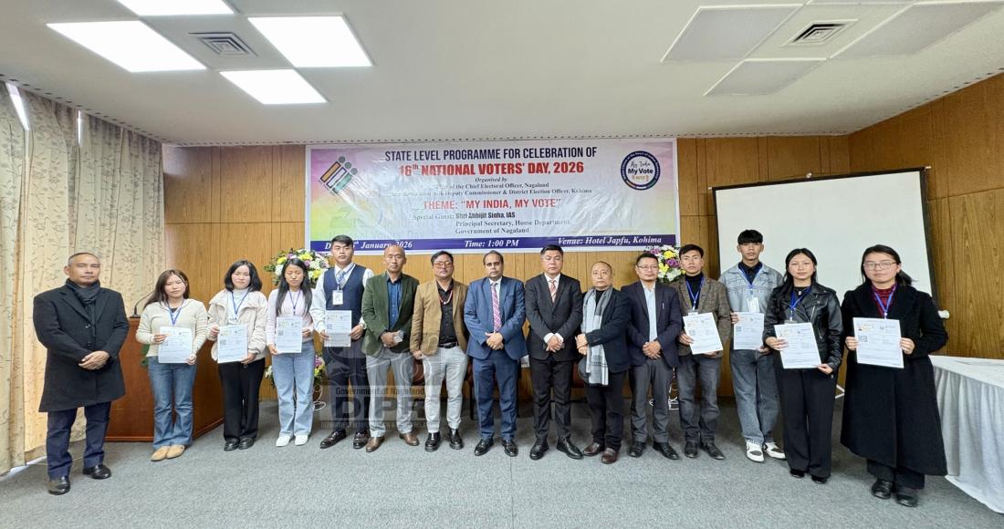 16th NATIONAL VOTERS’ DAY CELEBRATED AT KOHIMA
