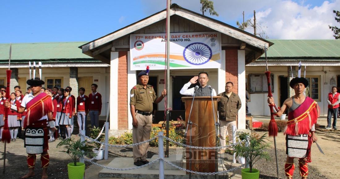 77th REPUBLIC DAY 2026 CELEBRATED ACROSS NAGALAND AT AGHUNATO