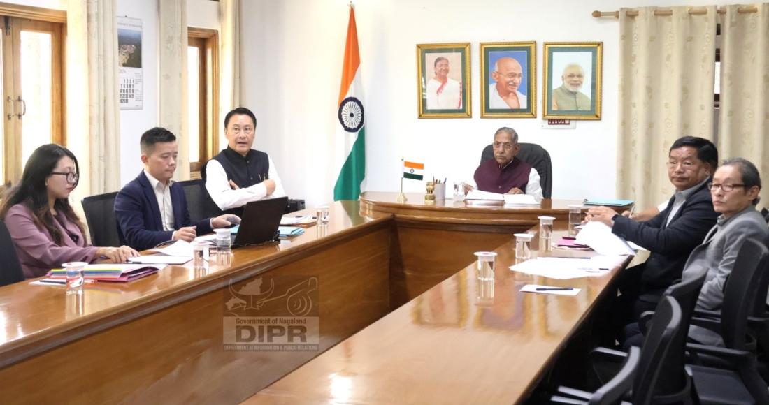 GOVERNOR REVIEWS WATER SUPPLY & SANITATION PROGRESS IN NAGALAND