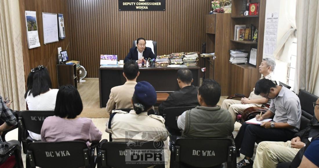 EMERGENCY DDMA MEETING HELD IN WOKHA TO ADDRESS RAINFALL‑INDUCED DAMAGES