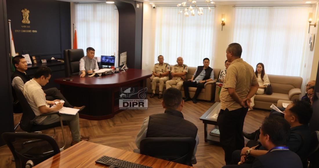 DC KOHIMA HOLDS MEETING WITH NORTH EAST FEDERATION OF TRUCK OWNERS AND DRIVERS UNION