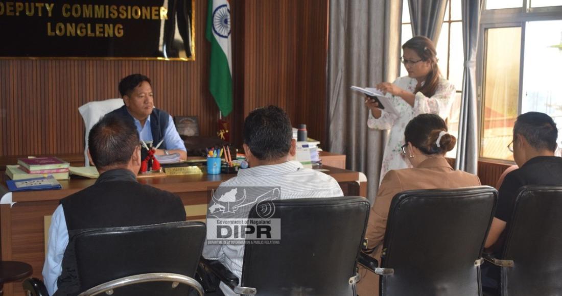 DWSM REVIEW MEETING HELD AT LONGLENG