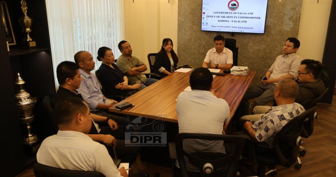 MEETING HELD TO REVIEW PREPARATIONS FOR 80TH INDEPENDENCE DAY CELEBRATION IN KOHIMA