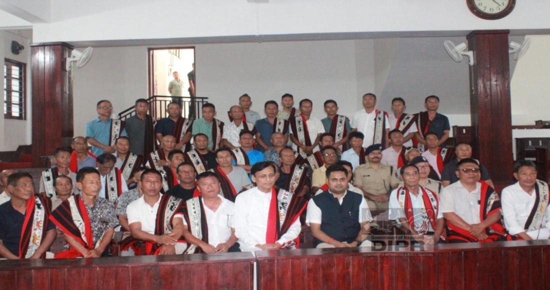 UNION MINISTER NITYANAND RAI VISITS MOKOKCHUNG