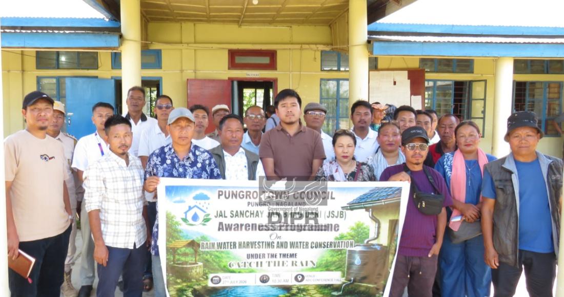 AWARENESS PROGRAMME ON RAINWATER HARVESTING AND WATER CONSERVATION HELD AT PUNGRO