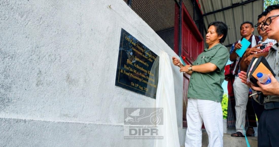ADVISOR ACHUMBEMO KIKON INAUGURATES OLD RALAN COMMUNITY HALL