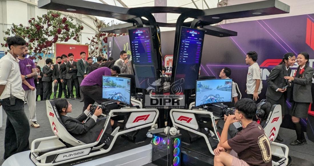F1 SIM RACING INDIA OPEN TIME TRIALS DRAW CROWDS AT TXG EXPO NAGALAND 2026