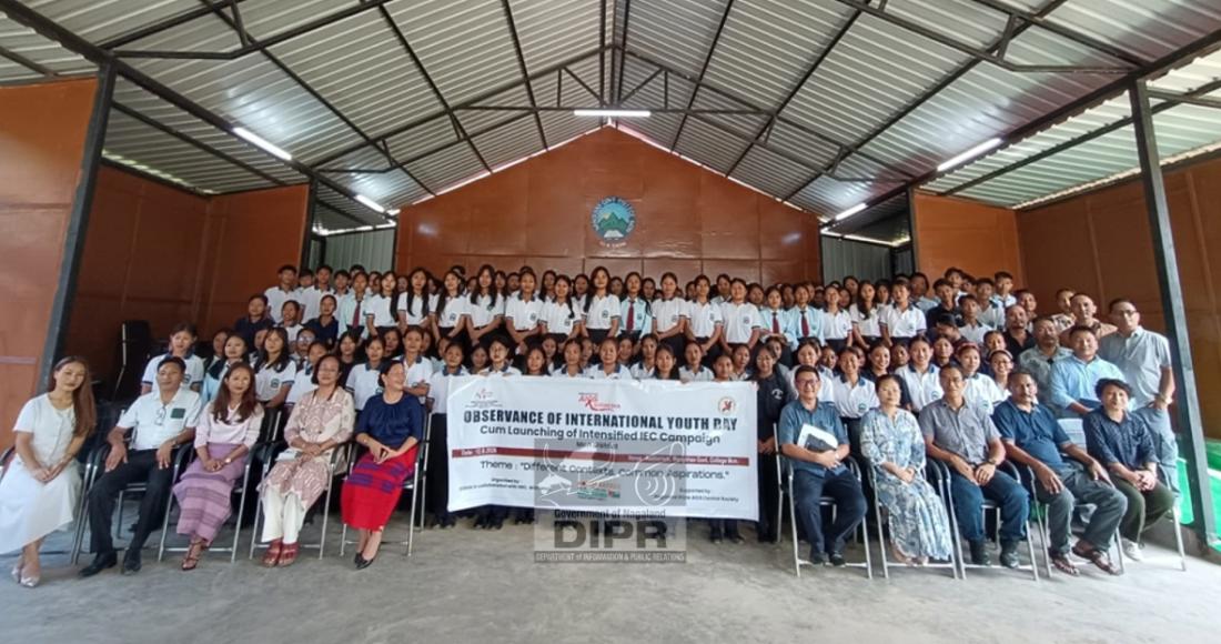 OBSERVATION OF YOUTH DAY-CUM-LAUNCHING OF INTENSIFIED INFORMATION EDUCATION COMMUNICATION (IEC) CAMPAIGN AT MON