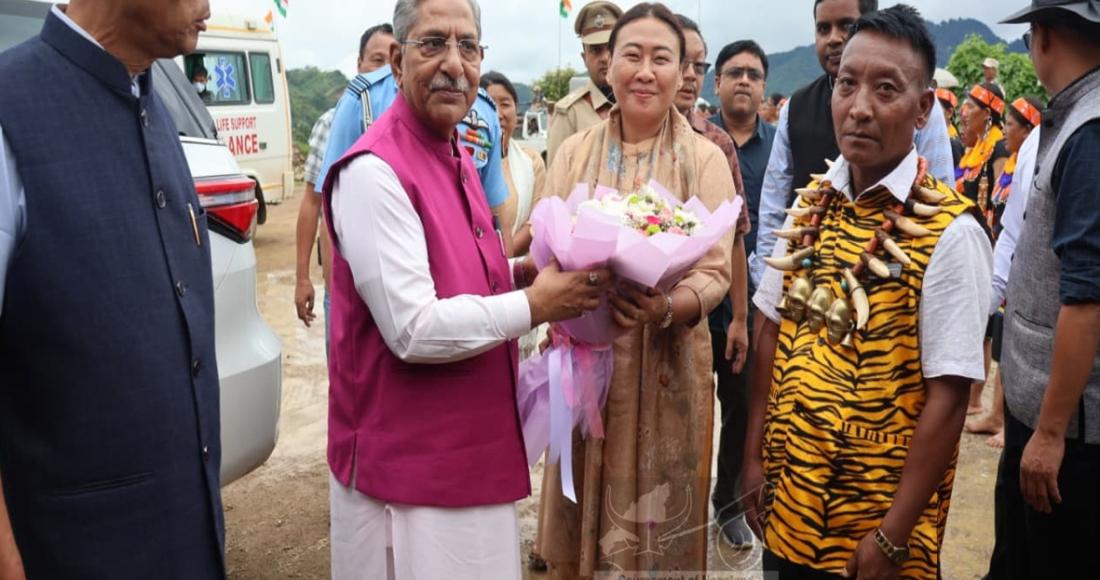 GOVERNOR NAND KISHORE YADAV VISITS MON DISTRICT