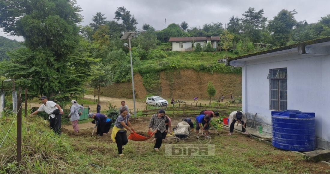 Longkhim Town Conducts Social Work